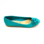 Ballerines ornées de motif fleur devant