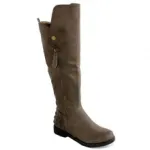 Bottes avec zip sur les côtés et talon clouté