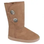Bottes fourrées avec boutons