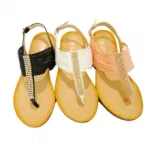 Sandales tendances incrustées de strass