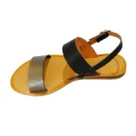 Sandales avec brides bicolores