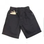 Short pur coton avec taille élastiquée