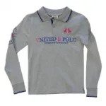 Polo garçon avec manches longues