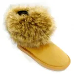 Bottines pour femme avec fourrures amovibles