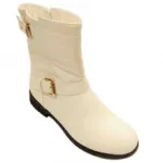 Bottines pour femme décorées de surpiqûres