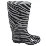 Bottes de pluie avec motif zébré