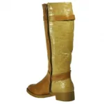 Bottines sublimes à deux tons avec brides