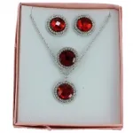 Coffret cadeau parure dorée pour femme