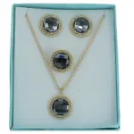 Coffret cadeau parure dorée pour femme