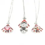 Collier tendance avec pendentif montre style gousset