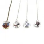 Collier tendance avec pendentif montre fantaisie style gousset