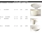 Elih International : lots tasses+ sous-tasses