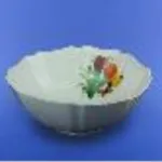 Saladier "Narcisse" 2,0 l blanc avec décalcomanie, 21,5 cm