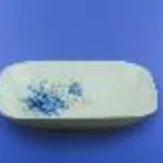 Saladier "Chance" moyen blanc avec décalcomanie, 15 cm